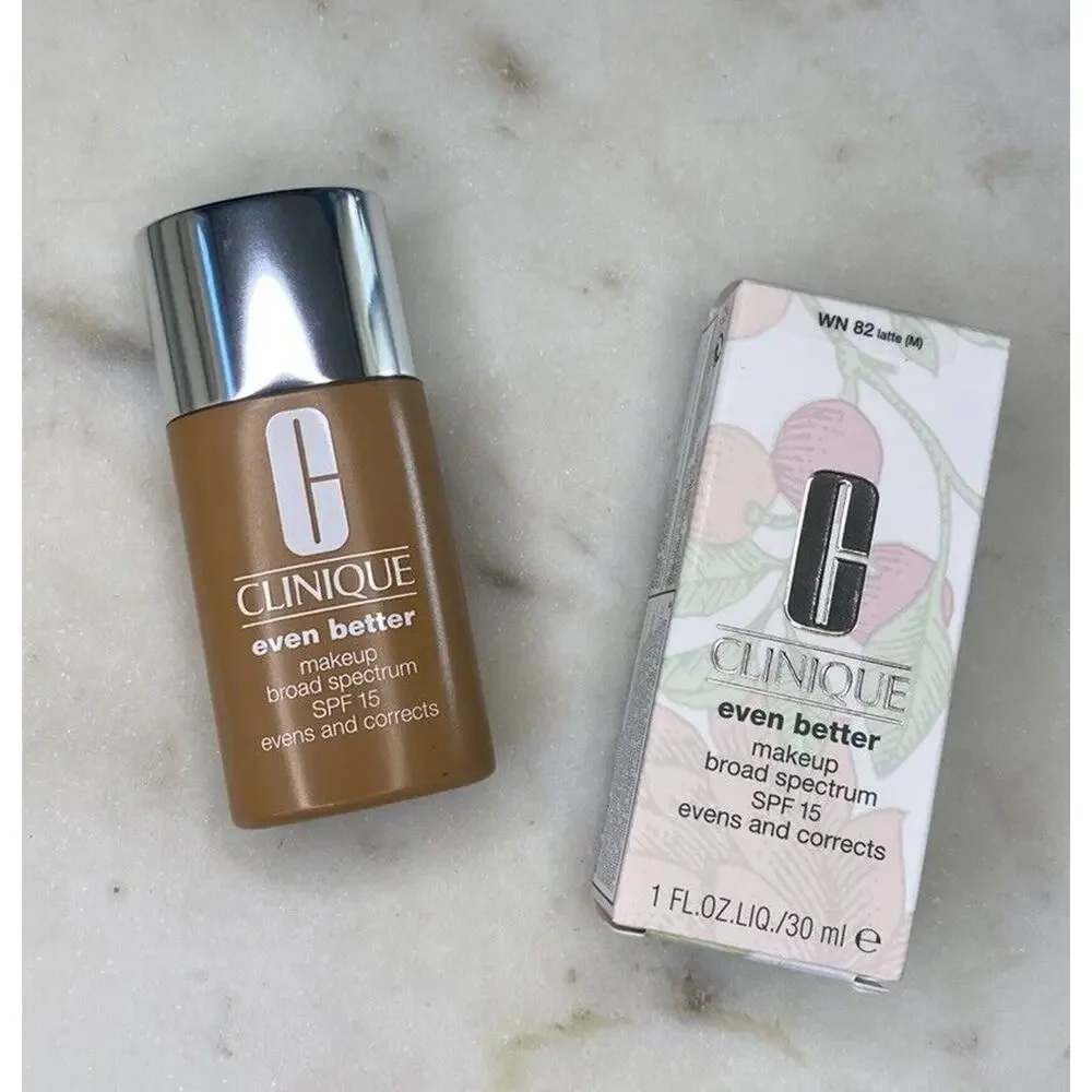 Clinique Even Better Makeup Broad Spectrum SPF 15 WN 82 Latte (M) 1 Fl OZ NIB